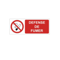 Signalétique Défense de fumer