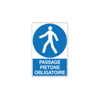 pictogramme passage pietons obligatoires