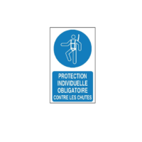 pictogramme protection individuelle obligatoire contre les chutes