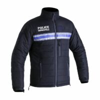 Blouson hiver matelassé Police Municipale de face