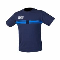 Tee Shirt bleu Police Municipale Coton